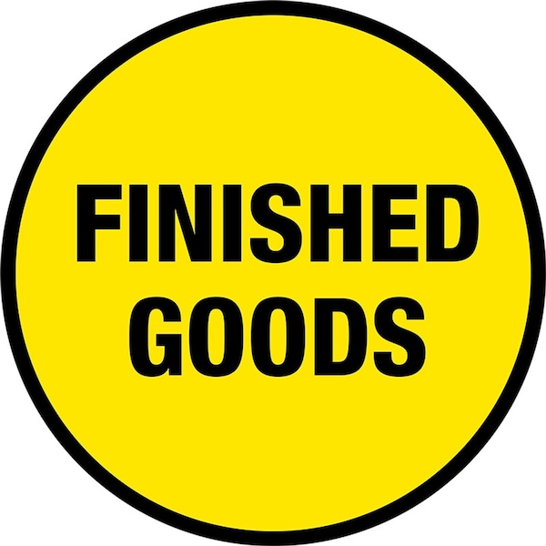 Finished Goods 16in Diameter Non Slip Floor Sign